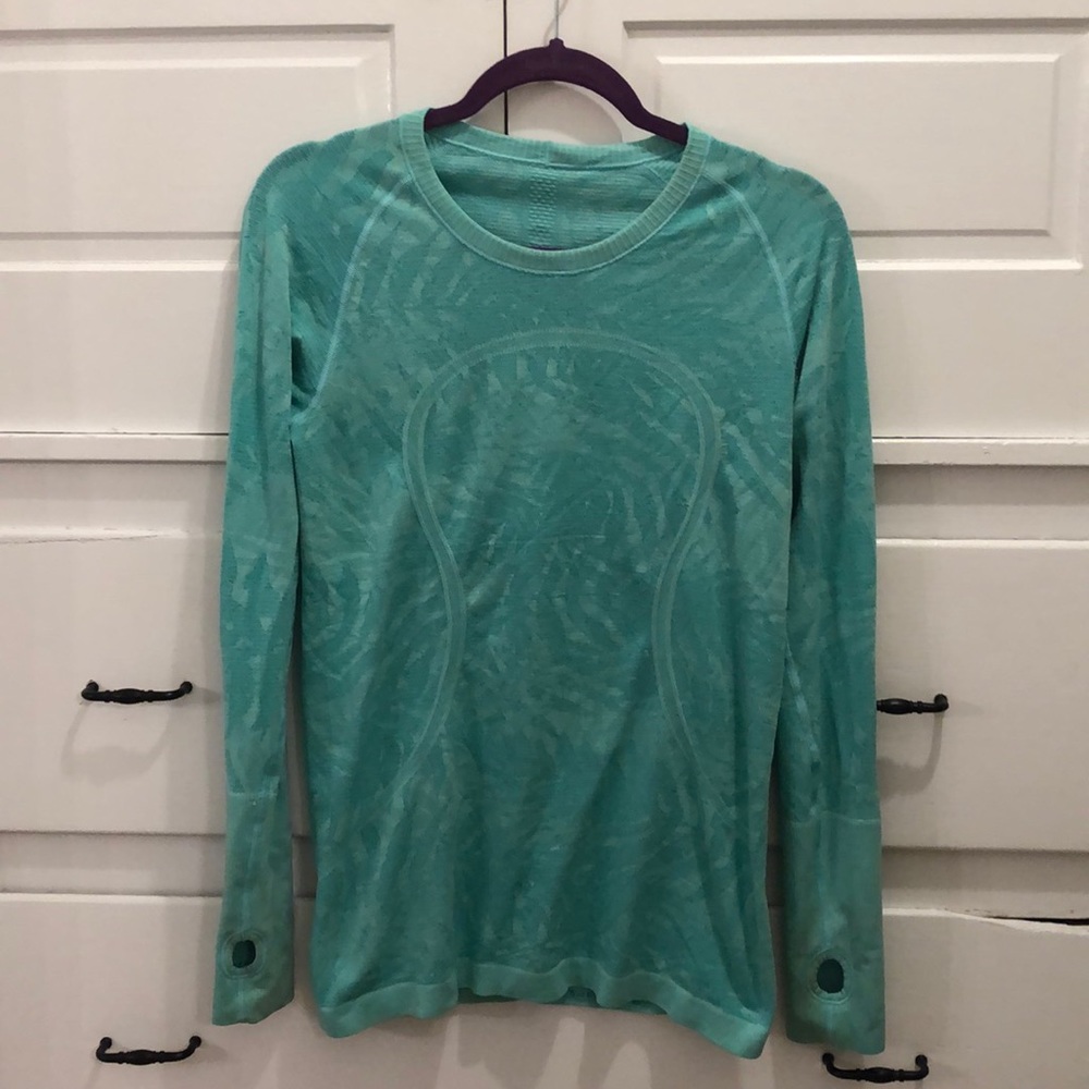 Lululemon Bright Green Exercise Shirt